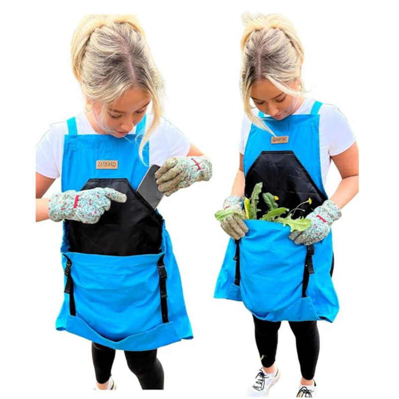 Cross Back Gardening Apron With Pockets For Women & Men